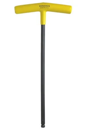 Save Now BONDHUS 13176 10mm Size, 12.1" Long Arm Length, Black Oxide Finish T Handle Hex Key