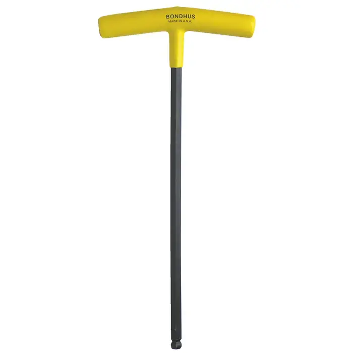 Save Now BONDHUS 13176 10mm Size, 12.1" Long Arm Length, Black Oxide Finish T Handle Hex Key