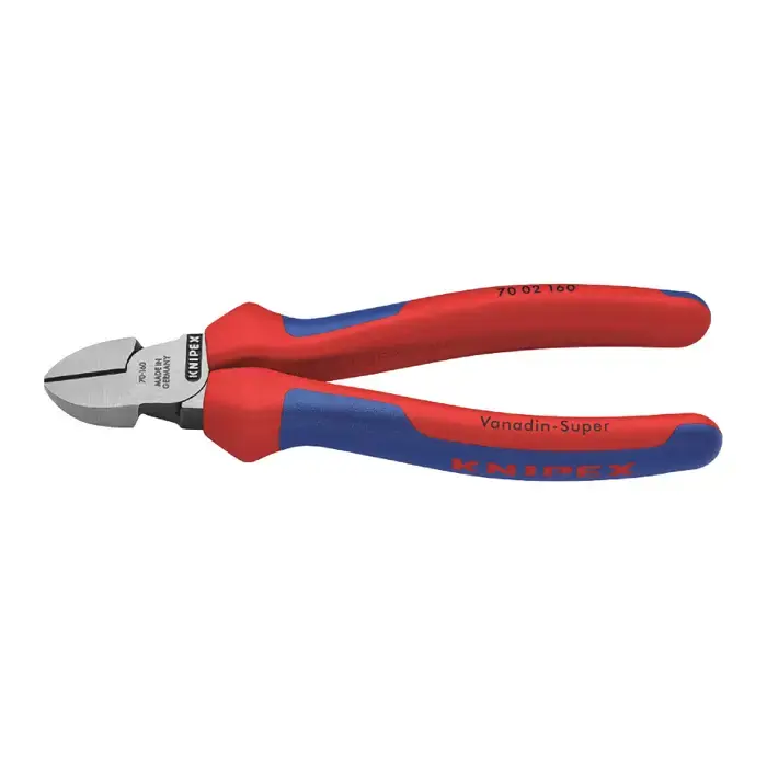 Buy Direct KNIPEX 70 02 160 3/4" Jaw Length, 6-1/4" Overall Length Diagonal Cutting Pliers