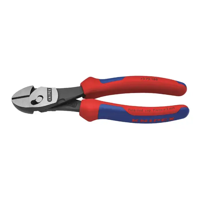 KNIPEX 73 72 180 BK 1" Jaw Length, 7-1/4" Overall Length Diagonal Cutting Pliers Certified