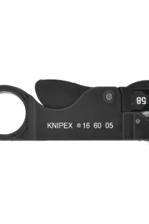 KNIPEX 16 60 05 SB RG 58, RG 59, RG 62 Capacity, 8" Overall Length, Stripper Type Wire Strippers Instant Buy