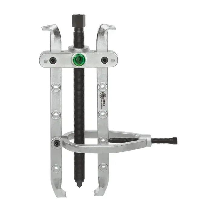 Crafted KUKKO 210-2 2 Jaw Separating Puller Type, 8-1/2" Tons Capacity, 5-3/8" Maximum Spread Mechanical Puller