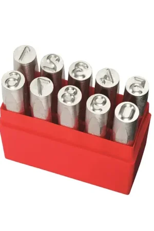 PRYOR PP10040 Number Set Type, 5/32" Character Size, 0-9 Characters Letters & Figures High Quality