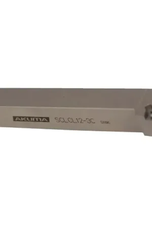 Clearance AKUMA 11.02.00859 - SCLCL12-3C, 3/4" External Screw On Holder - Type S for CCMT3(2.5)_ Inserts, Left Hand