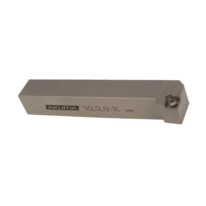 Clearance AKUMA 11.02.00859 - SCLCL12-3C, 3/4" External Screw On Holder - Type S for CCMT3(2.5)_ Inserts, Left Hand