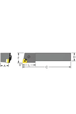 Brand New ULTRA-DEX MCGNL 20-6D - MCGNL20-6D, 1.25" External Multi-Clamp Holder - Type M for CNMG64_ Inserts, Left Hand