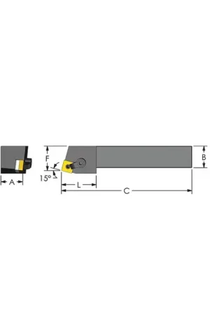 Fan Favorite ULTRA-DEX MSRNL 16-4D - MSRNL16-4D, 1.0" External Multi-Clamp Holder - Type M for SNMG43_ Inserts, Left Hand