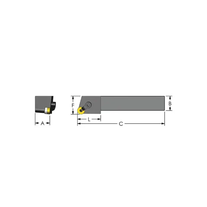 Final Sale ULTRA-DEX MRGNL 12-4B - MRGNL12-4B, 3/4" External Multi-Clamp Holder - Type M for RNMG43 Inserts, Left Hand