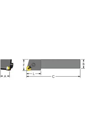 Low Price ULTRA-DEX MRGNR 20-6D - MRGNR20-6D, 1.25" External Multi-Clamp Holder - Type M for RNMG64 Inserts, Right Hand