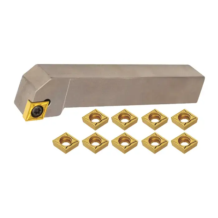 AKUMA 11.06.01003 - 5/16" TCMT2(1.5)_ Turning Set with Inserts (Single), Right Hand Deal