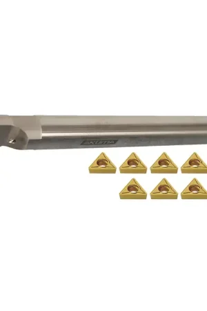 AKUMA 02.06.00109 - 0.375" Shank Single Boring Bar Set, Right Hand Top Rated