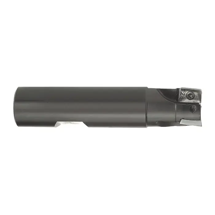 Hassle-Free Returns ISCAR 3101941 - HM90 E90A D1.25-5-W1.00, 1.250" 90 Degree Indexable End Mill for APKT1003 Inserts, Weldon, Right Hand