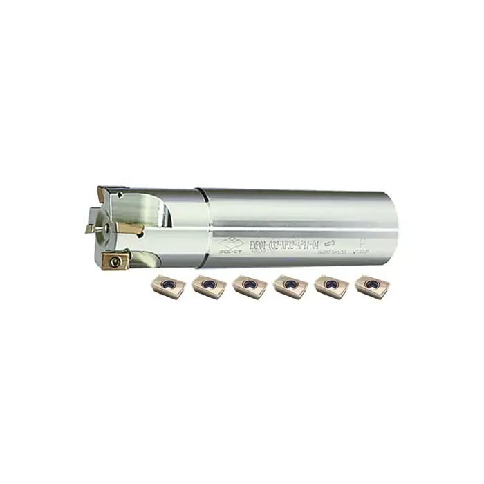 ZCC-CT KIT2-EMP01-05-02 - 1.250" - 90 Degree Indexable End Mill Set With Inserts (Single), Right Hand Order Now