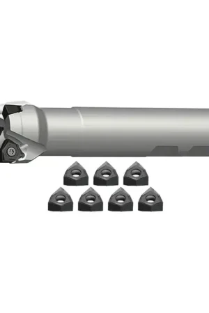 ZCC-CT KIT2-FMP12-02-03 - 1.250" - 90 Degree Indexable End Mill Set With Inserts (Single), Right Hand Order Now