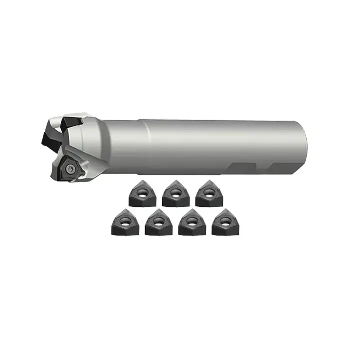 ZCC-CT KIT2-FMP12-02-03 - 1.250" - 90 Degree Indexable End Mill Set With Inserts (Single), Right Hand Order Now