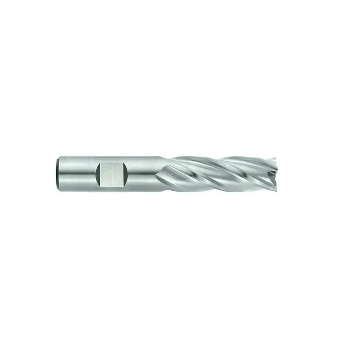 Professional Grade NIAGARA N52202 5/8" Size, 3" LOC, 4 Flute, Bright Cobalt Square End Mill