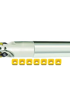 Big Sale ZCC-CT KIT2-XMR01-01-02 - 0.750" - High Feed Indexable End Mill Set with Inserts, Right Hand