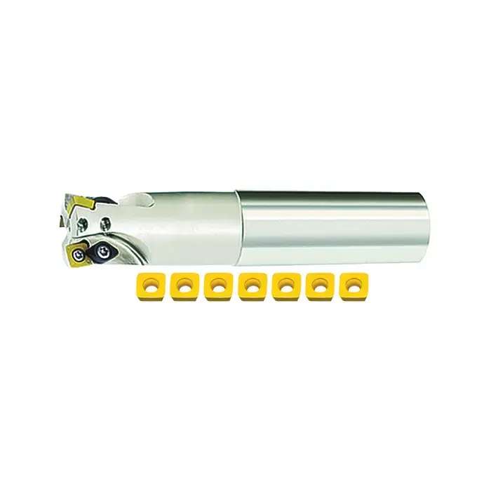 Must Have ZCC-CT KIT2-XMR01-06-03 - 1.500" - High Feed Indexable End Mill Set with Inserts, Right Hand