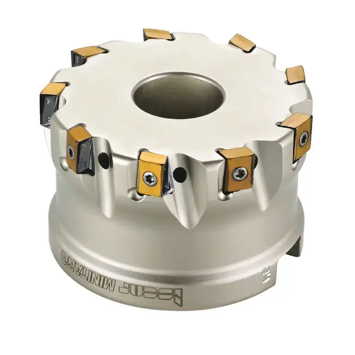 ISCAR 3105320 - T490 FLN D1.50-4-.75-R-13, 1.500" 90 Degree Square Shouldering Indexable Face Mill for T490 LNMT1306 Inserts, Right Hand Free Returns