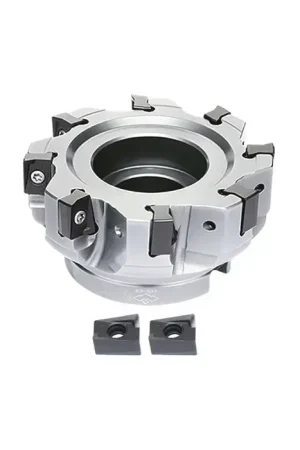 Price Drop ZCC-CT KIT1-EMP13-12-02 - 4.000" - 90 Degree Square Shouldering Indexable Face Mill Set with Inserts, Right Hand