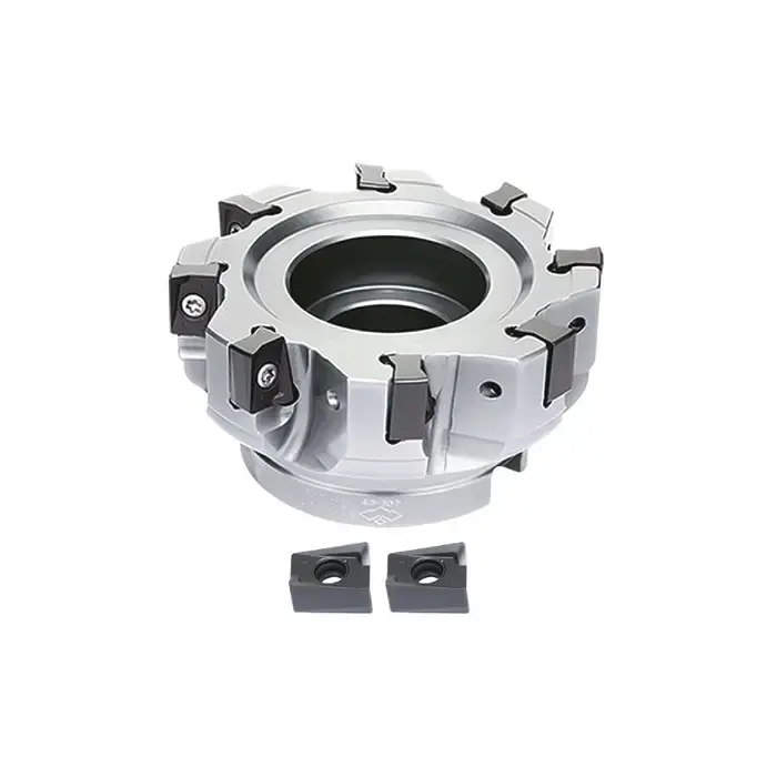 Price Drop ZCC-CT KIT1-EMP13-12-02 - 4.000" - 90 Degree Square Shouldering Indexable Face Mill Set with Inserts, Right Hand