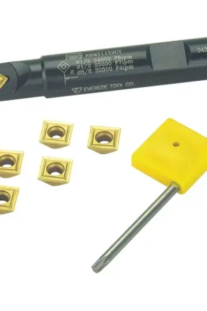 EVEREDE NINE9 99616-3/8.08 NC40 - 90° Nine9 Engraving Tools Indexable Spot Drill Holder Set with Inserts Express Delivery