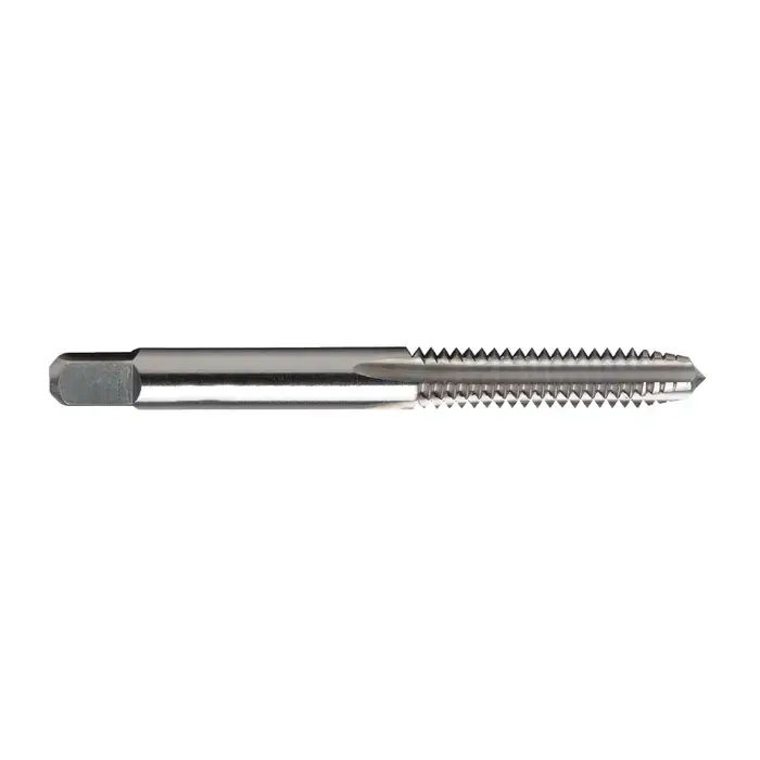 TTC 14-521-624 1/4"-24 Size, Plug Chamfer, 4 Flute, Bright High Speed Steel, Left Hand Cut Straight Flute Hand Tap Premium