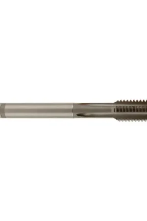 YMW 5-44 Size, H2 Thread Limit, Bottoming Chamfer, 3 Flute, Bright Vanadium High Speed Steel, Right Hand Cut Straight Flute Hand Tap Final Sale