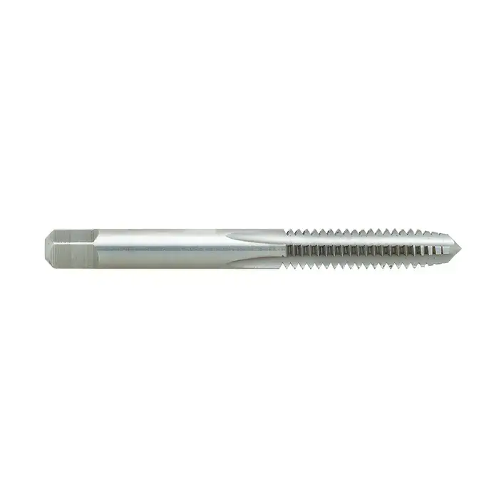 Premium REGAL 027729AS 4mm-.70mm Size, D4 Thread Limit, Plug Chamfer, 4 Flute, Bright High Speed Steel, Right Hand Cut Straight Flute Hand Tap