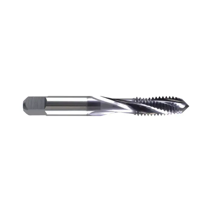REGAL 072354MS 1/2"-20 Size, H3 Thread Limit, Modified/Semi Bottoming Chamfer, 3 Flute, TiAIN H.S.S PMX, Right Hand Cut Spiral Fluted Tap Flash Sale