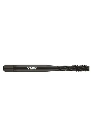 YMW 384005 6-32 Size, H3 Thread Limit, Bottoming Chamfer, 3 Flute, Black Oxide Vanadium High Speed Steel, Right Hand Cut Spiral Fluted Tap Time-Limited