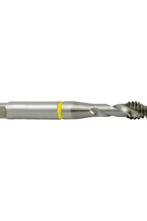 Deal T&O 12-678-232 3/8"-24 Size, H3 Thread Limit, Modified/Semi Bottoming Chamfer, 3 Flute, Bright Vanadium High Speed Steel, Right Hand Cut Spiral Fluted Tap