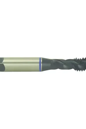 Special Offer REGAL 030280TC 1/2"-20 Size, H3 Thread Limit, Modified/Semi Bottoming Chamfer, 3 Flute, Black Oxide Heat and Wear Resistant Super Premium Steel, Right Hand Cut Spiral Fluted Tap