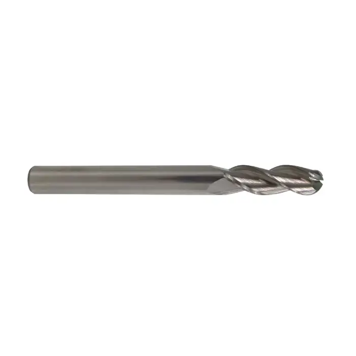 M.A. FORD 138B4724N5 12.00mm Size, 16.00mm LOC, 3 Flute, Solid Carbide Ball End Mill Authentic