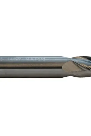 While Supplies Last M.A. FORD 16509370 3/32" Size, 3/16" LOC, 4 Flute, Solid Carbide Ball End Mill