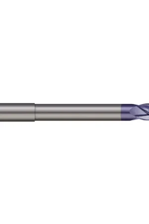 Exclusive Offer MICRO 100 BLR-187-2X 3/16" Size, 3/8" LOC, 2 Flute, Solid Carbide Ball End Mill