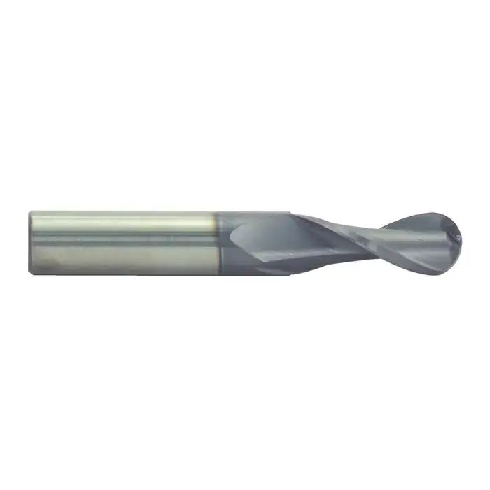 High Quality RUSHMORE USA 103549 1/4" Size, 3/4" LOC, 2 Flute, Solid Carbide Ball End Mill