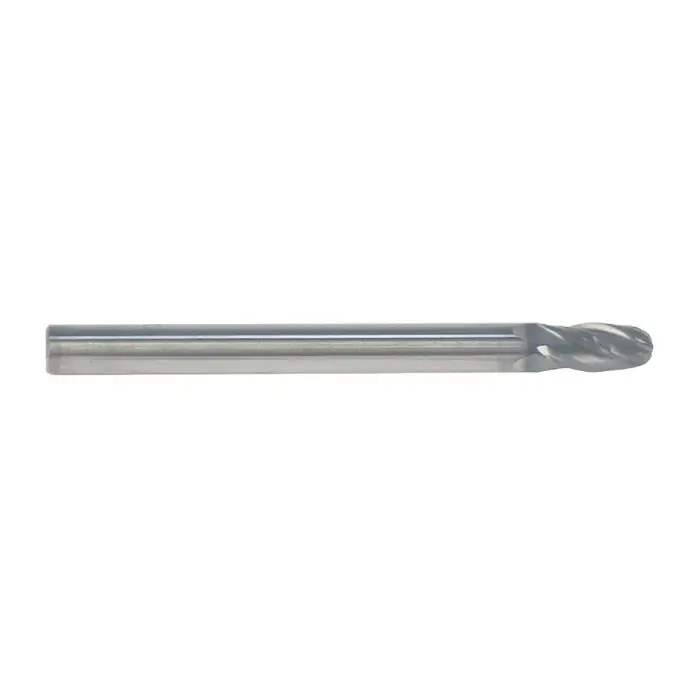 NIAGARA N53995 1/2" Size, 5/8" LOC, 4 Flute, Solid Carbide Ball End Mill Holiday Sale