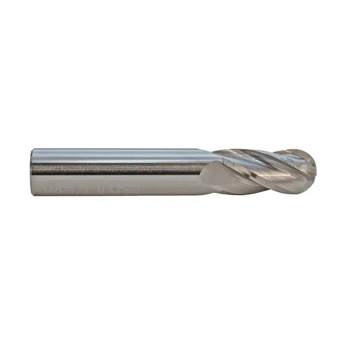 M.A. FORD 14078740T 20.00mm Size, 38.00mm LOC, 4 Flute, Solid Carbide Ball End Mill Don't Miss Out
