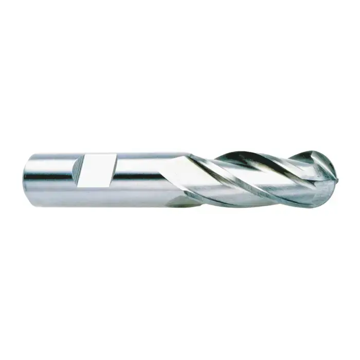 Latest TTC 08-372-016 1/4" Size, 5/8" LOC, 4 Flute, High Speed Steel Ball End Mill