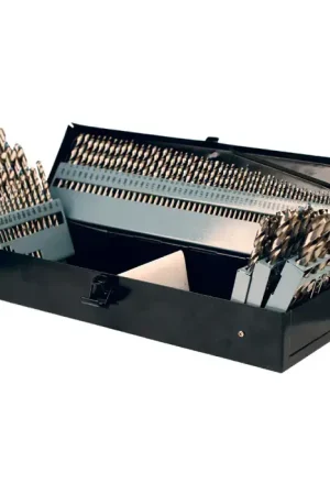 TTC PRODUCTION A3789P 1/16" to 1/2" by 64ths, 1 to 60, A to Z 118° Bright High Speed Steel Jobbers Length Drill Set Certified