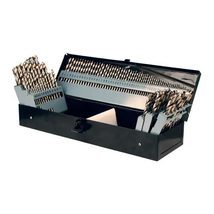 TTC PRODUCTION A3789P 1/16" to 1/2" by 64ths, 1 to 60, A to Z 118° Bright High Speed Steel Jobbers Length Drill Set Certified