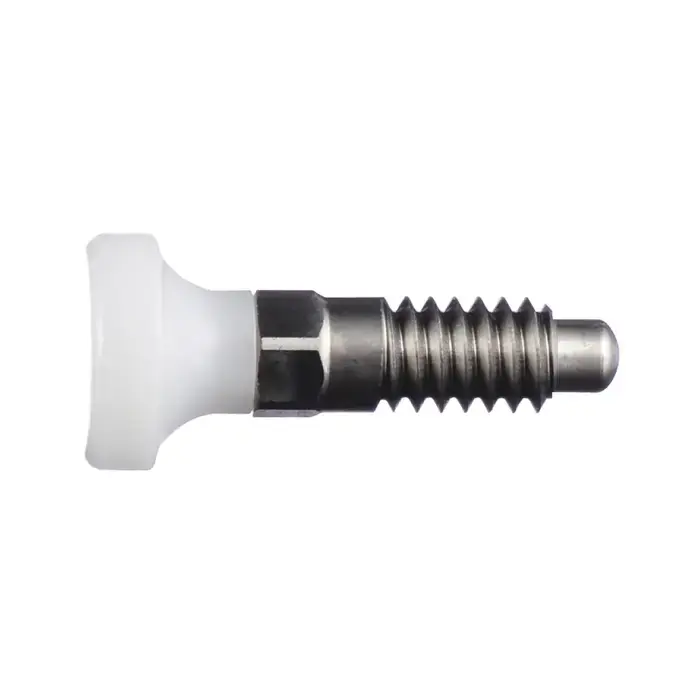 VLIER SMPRTL6 M6x1.0 Thread Size, 1-1/5" Thread Length, 3mm Plunger Dia., Knob Handle Stainless Steel Hand Retractable Spring Plunger Place Order