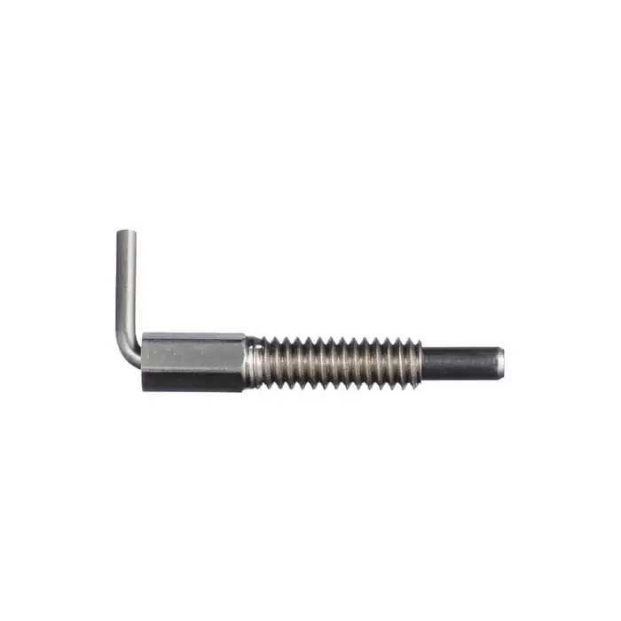 Deal VLIER SSFRNM10 M10x1.25 Thread Size, 46mm Thread Length, 6.4mm Plunger Dia., L-Handle Stainless Steel Hand Retractable Spring Plunger