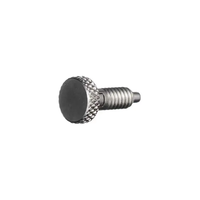 Fresh Stock VLIER SSLFH375 3/8"-16 Thread Size, 3/4" Thread Length, 0.186" Plunger Dia., Knurled Stainless Steel Hand Retractable Spring Plunger