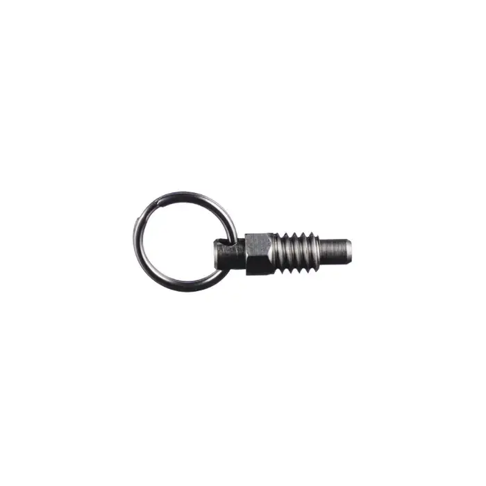 VLIER SPRSNM16P M16x2.0 Thread Size, 14.22mm Thread Length, 10mm Plunger Dia., Stubby Pull Ring Stainless Steel Hand Retractable Spring Plunger High Quality