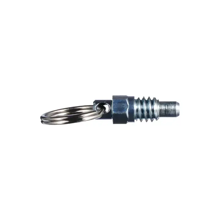 Limited Offer VLIER PRSN250A 1/4"-20 Thread Size, 0.31" Thread Length, 0.160" Plunger Dia., Stubby Pull Ring Steel Hand Retractable Spring Plunger