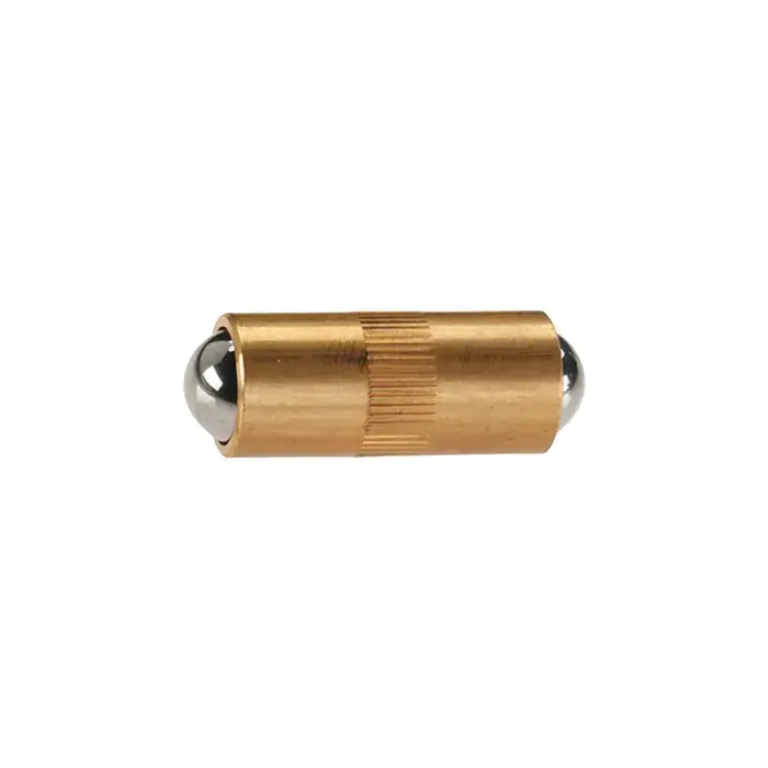 Time-Limited VLIER HBPFD40 9mm Body Length, 4mm Body Dia., 0.9mm Max Reach, Brass Body, Brass Press Fit Ball Plunger