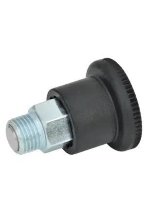 J.W. WINCO 8XRM6 M8x0.75 Thread Size, 5mm Plunger Dia., 21mm Handle Dia. Indexing Plunger Best Seller