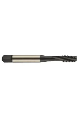 While Supplies Last YMW 387510 10-32 Size, H3 Thread Limit, Modified/Semi Bottoming Chamfer, 3 Flute, Black Oxide Powdered Metal High Speed Steel, Right Hand Cut Spiral Fluted Tap